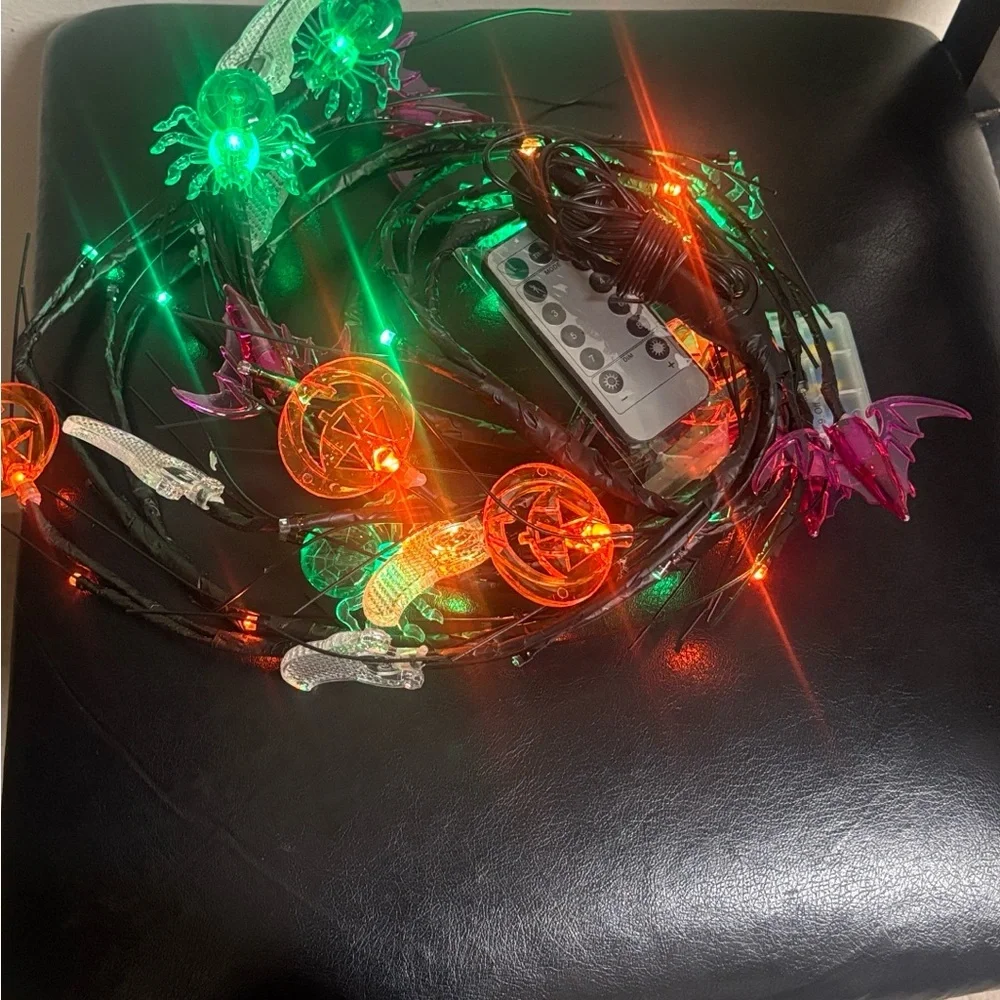 Multicolor halloween LED String Lights with‎ Remote